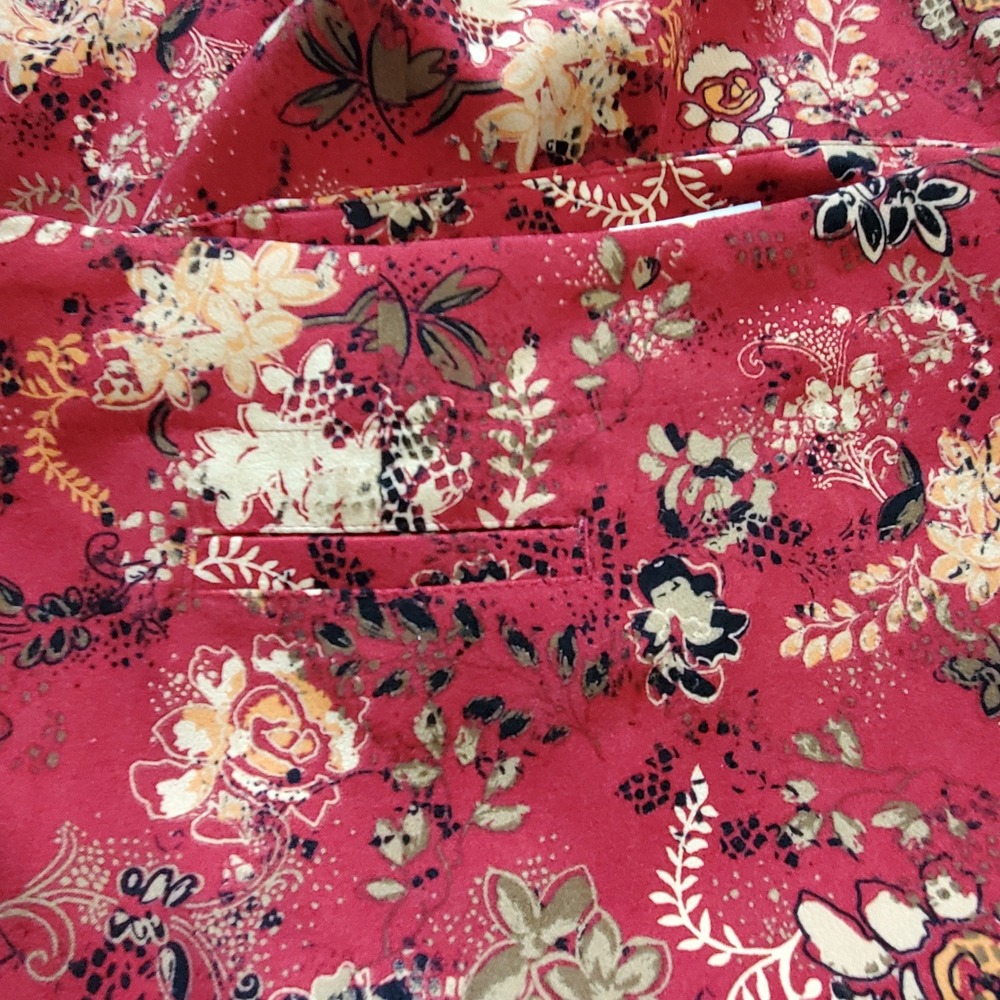 Cottagecore Romantic Floral Maxi Skirt Fall Western Boho Prairie Artsy Size 16 - Picture 6 of 8
